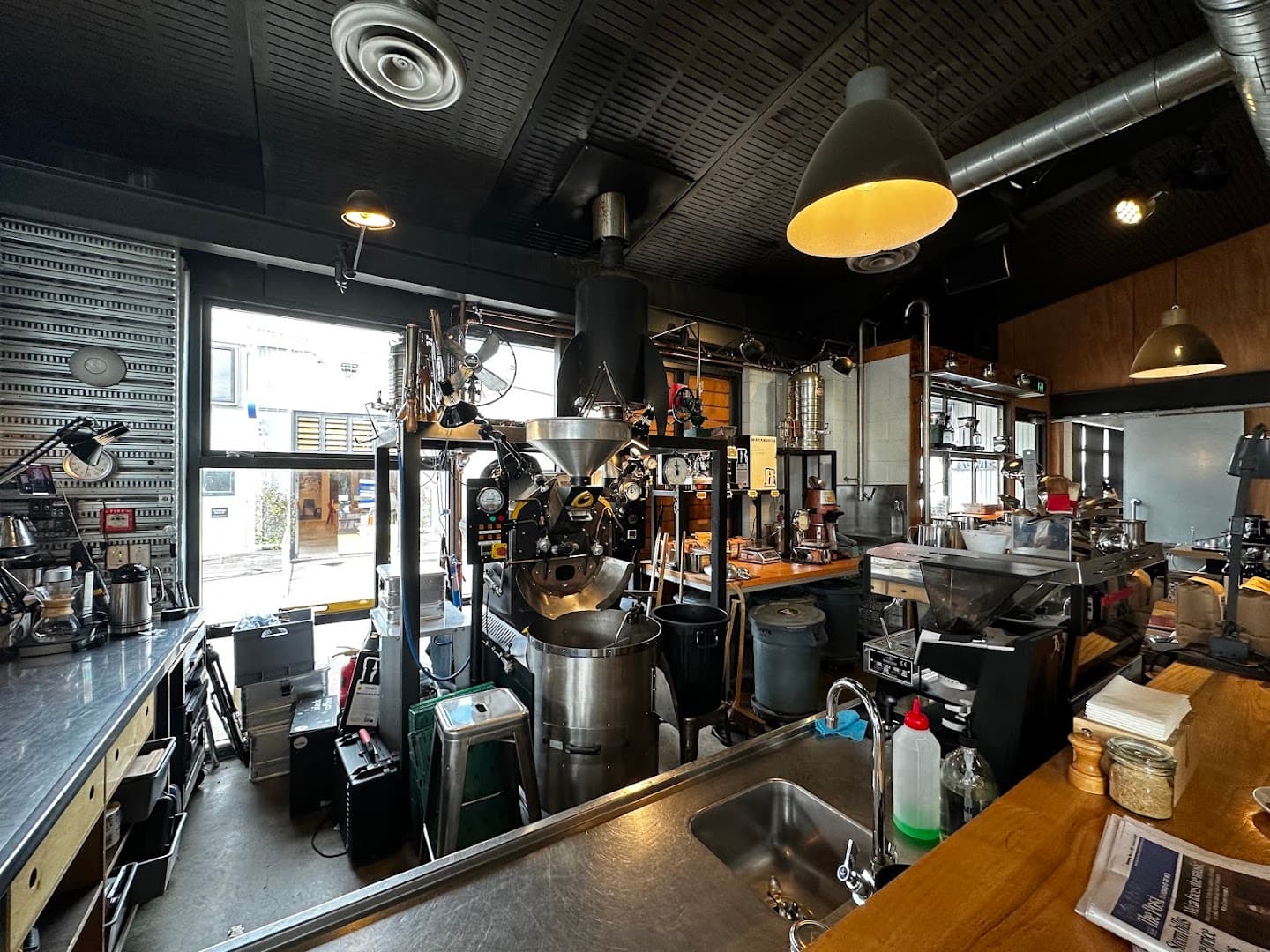 Interior of Acme Coffee, specialty coffee shop in Wellington
