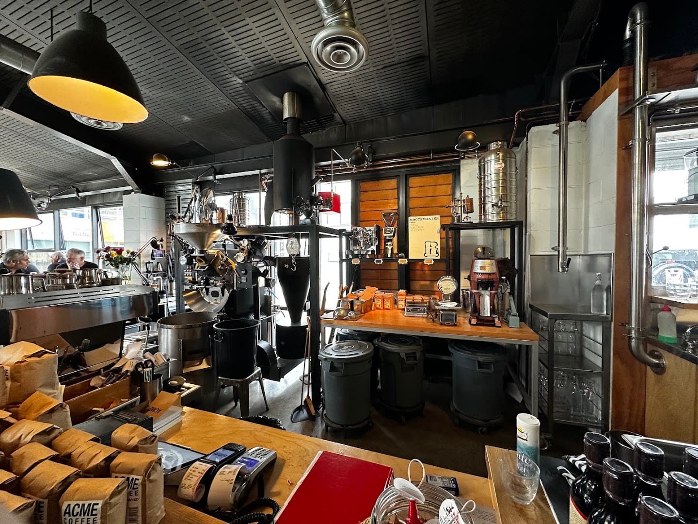Interior of Acme Coffee, specialty coffee shop in Wellington