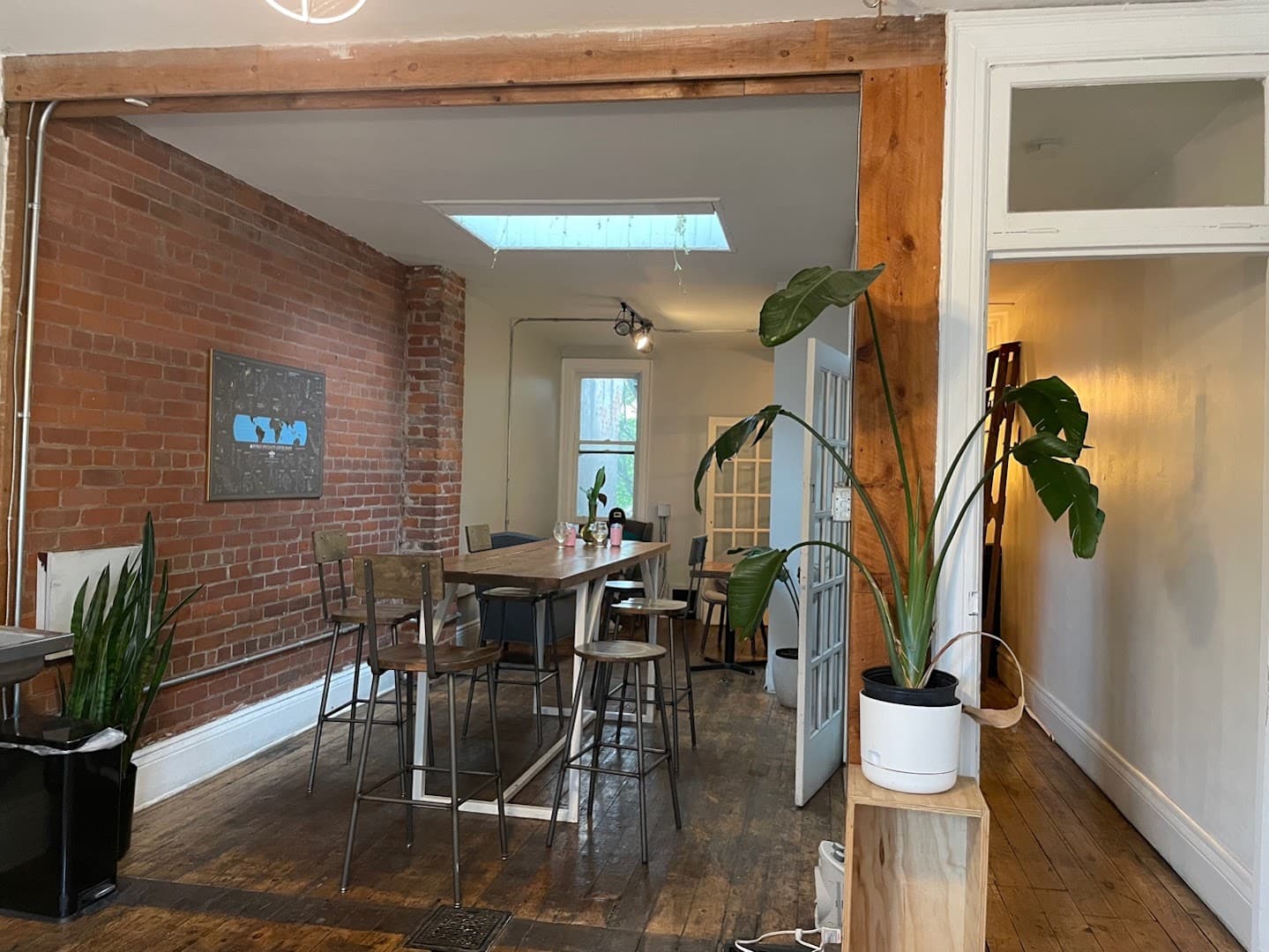 Interior of Boxcar Social, specialty coffee shop in Toronto