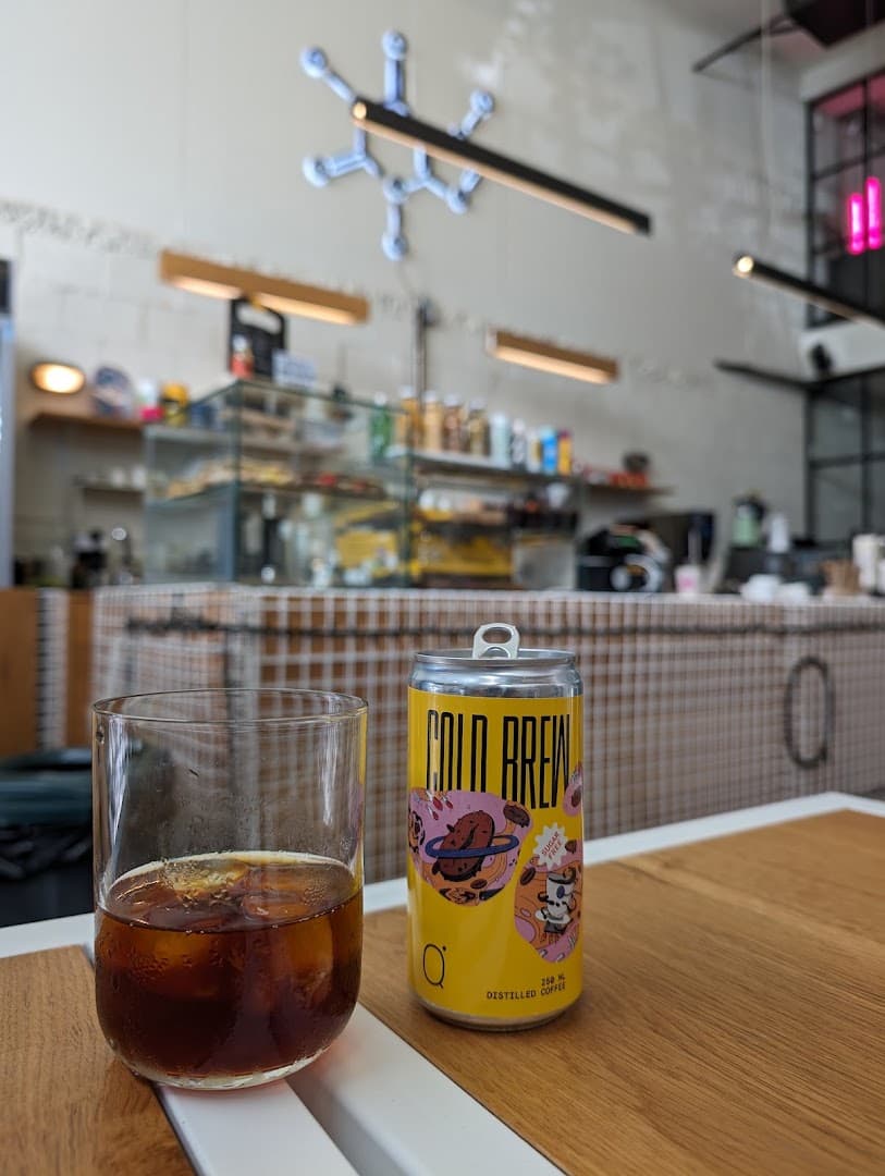 Coffee at Qahwa Roastery, specialty coffee shop in Athens