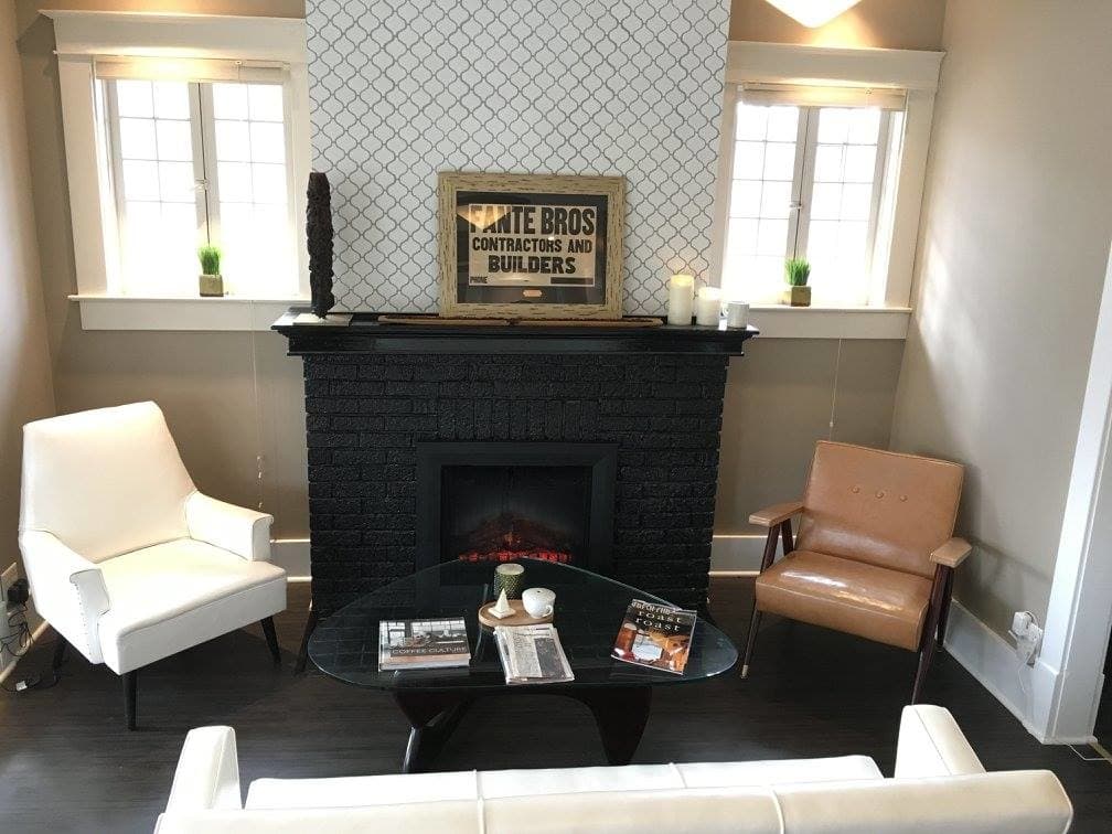 Interior of Fante's Coffeehouse And Private Label Coffee Roasters, specialty coffee shop in Louisville