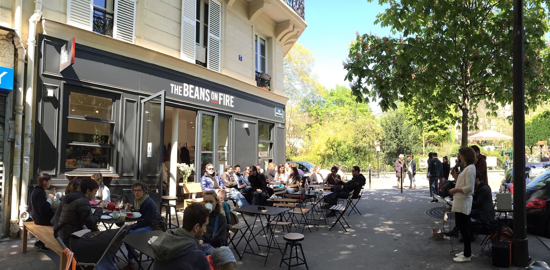 The Beans on Fire - specialty coffee shop in Paris