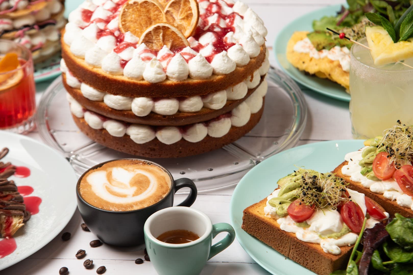 Food at Bell Square, specialty coffee shop in Athens