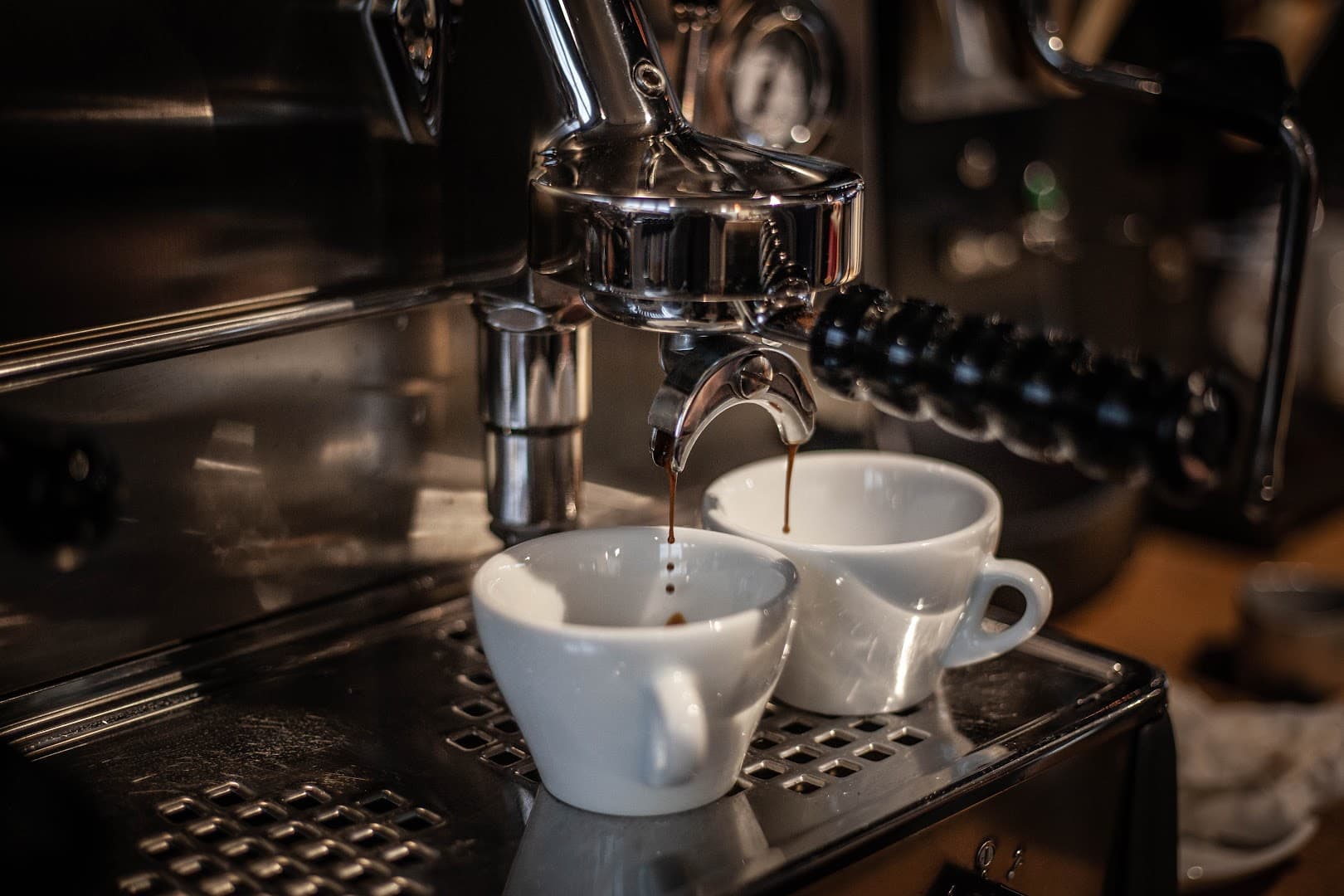 Coffee at Helsingin Kahvipaahtimon Päiväkahvibaari Teurastamo, specialty coffee shop in Helsinki