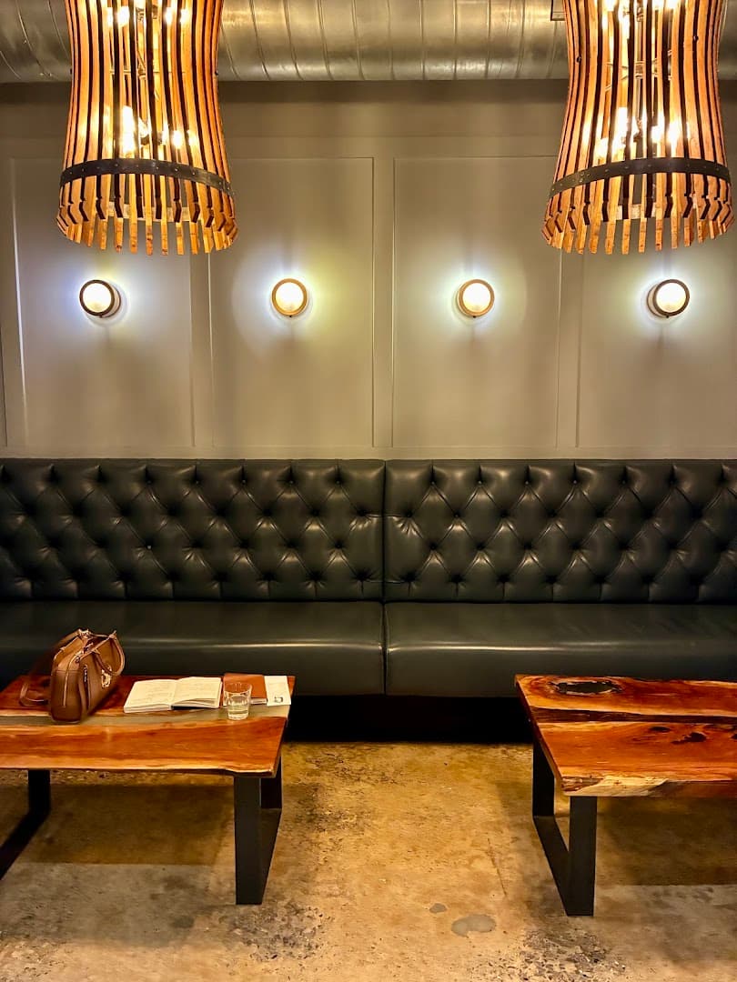 Interior of The Hobbyist, specialty coffee shop in Charlotte