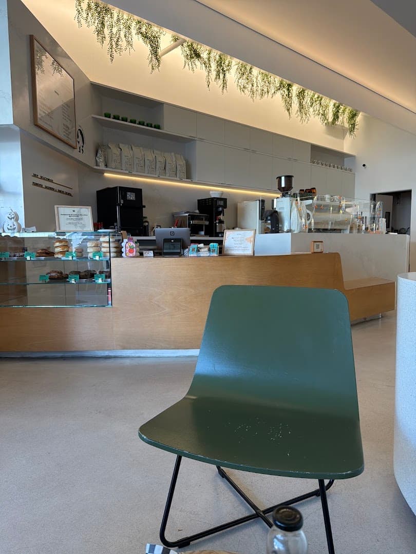 Interior of Coffee For Sasquatch, specialty coffee shop in Los Angeles