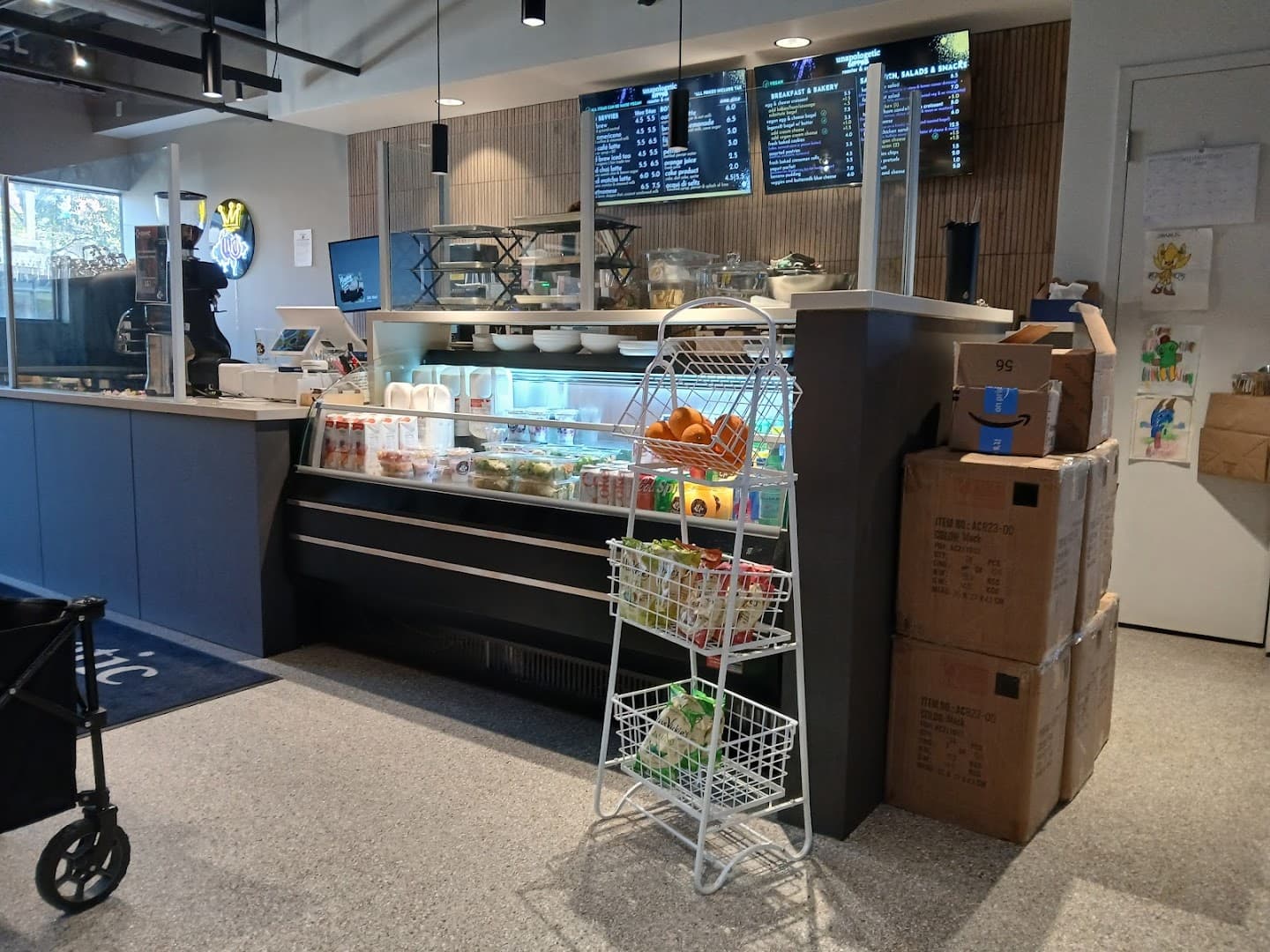 Interior of Unapologetic Coffee, specialty coffee shop in Buffalo