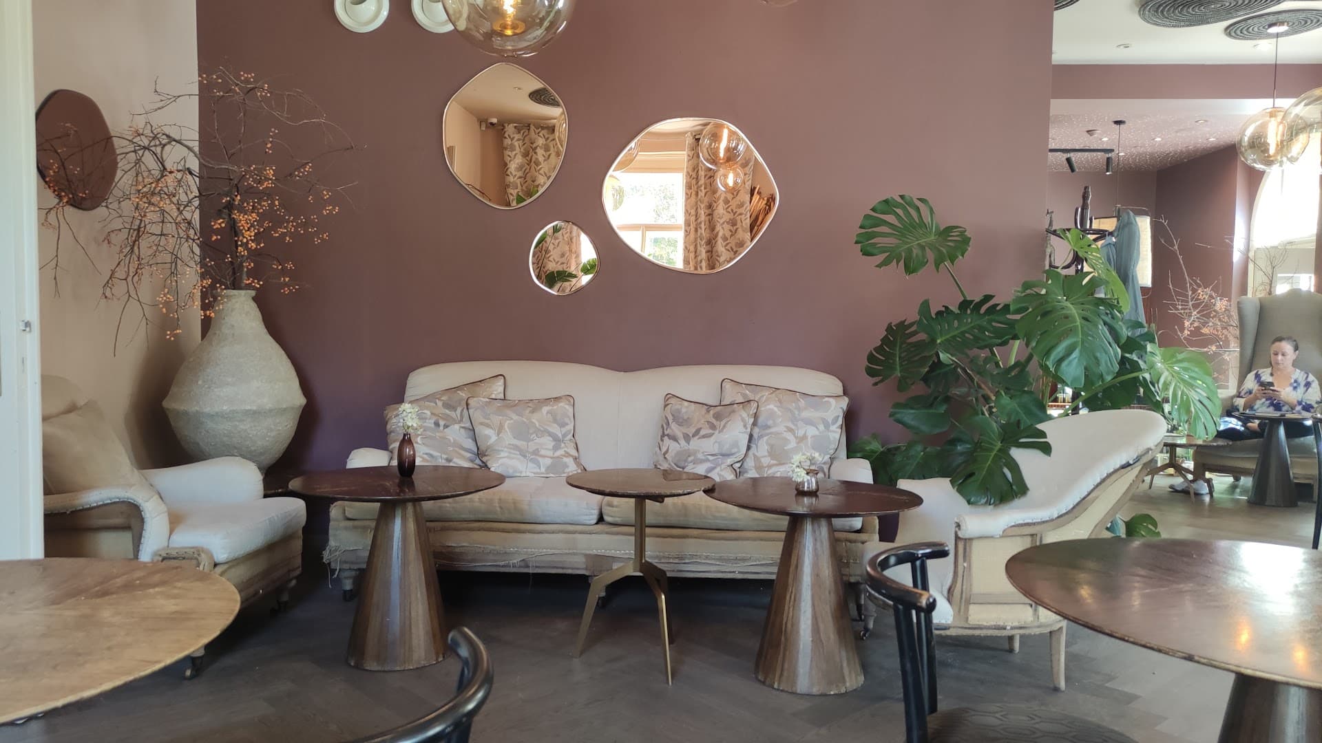 Interior of La Boheme Cafe, specialty coffee shop in Prague