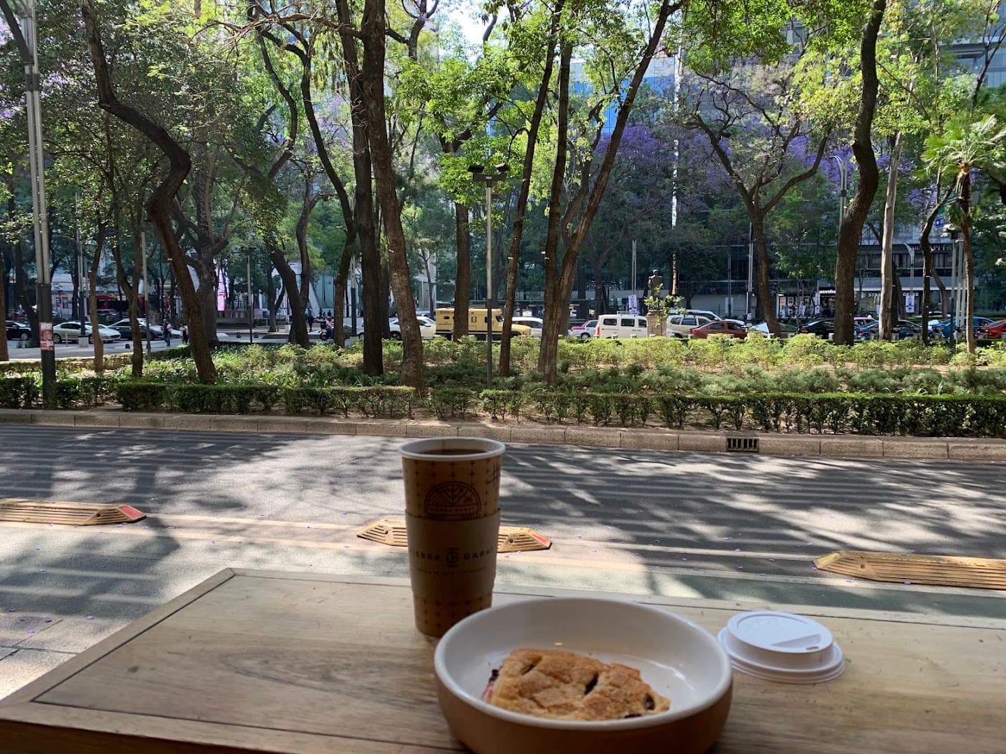 Coffee at Tierra Garat Reforma, specialty coffee shop in Mexico City