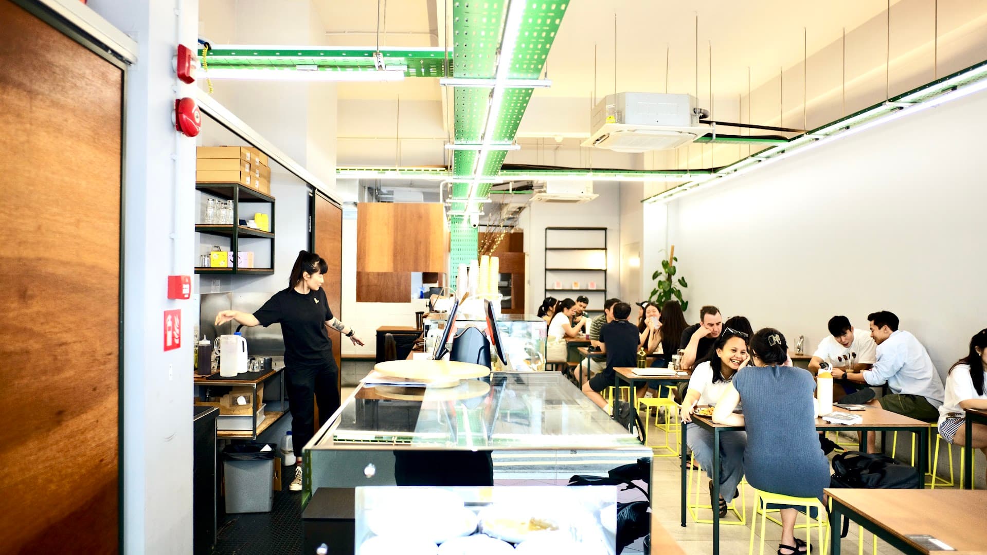 Interior of Brawn & Brains Coffee - 16 Hamilton Rd, specialty coffee shop in Singapore