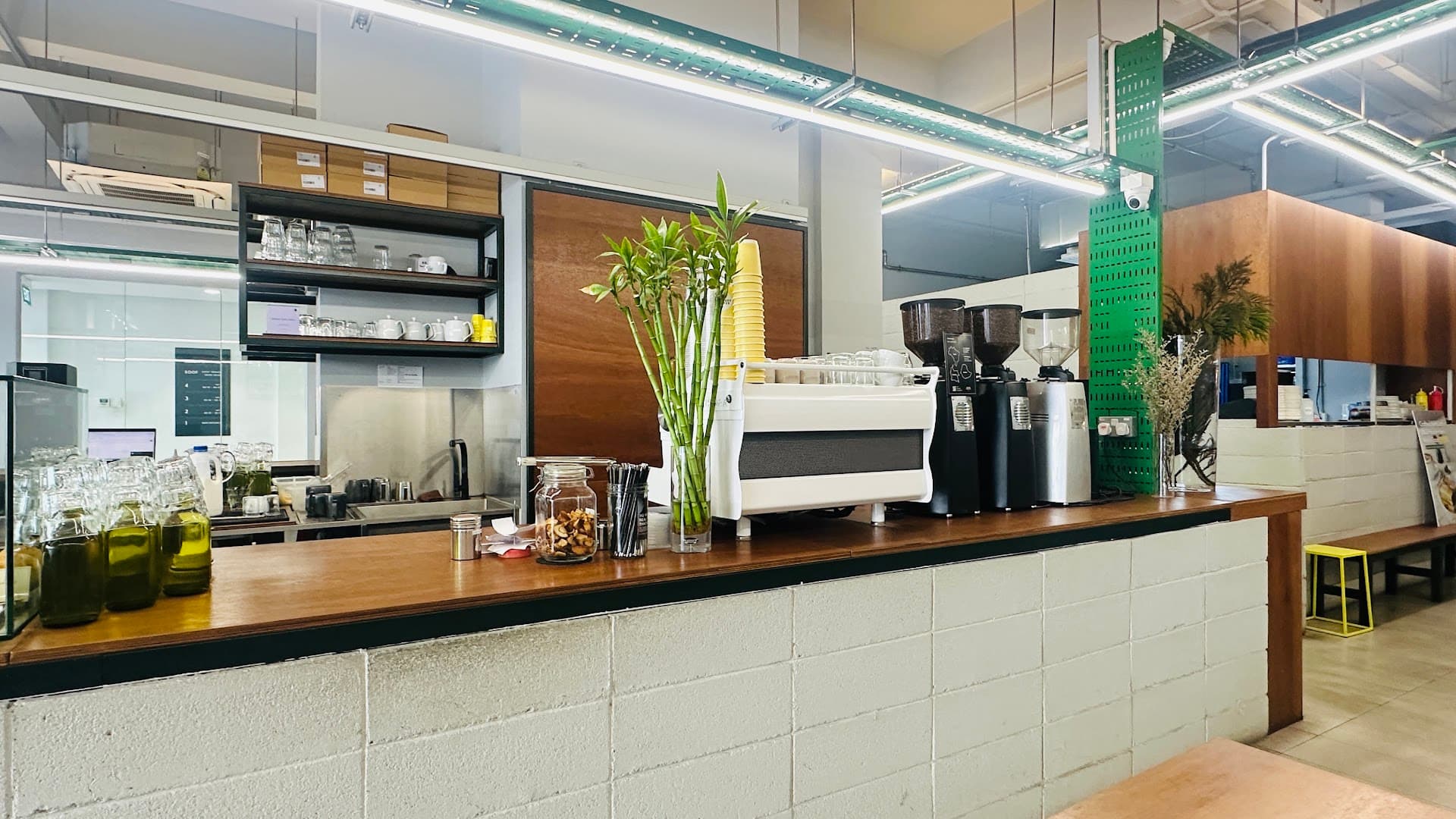 Interior of Brawn & Brains Coffee - 16 Hamilton Rd, specialty coffee shop in Singapore