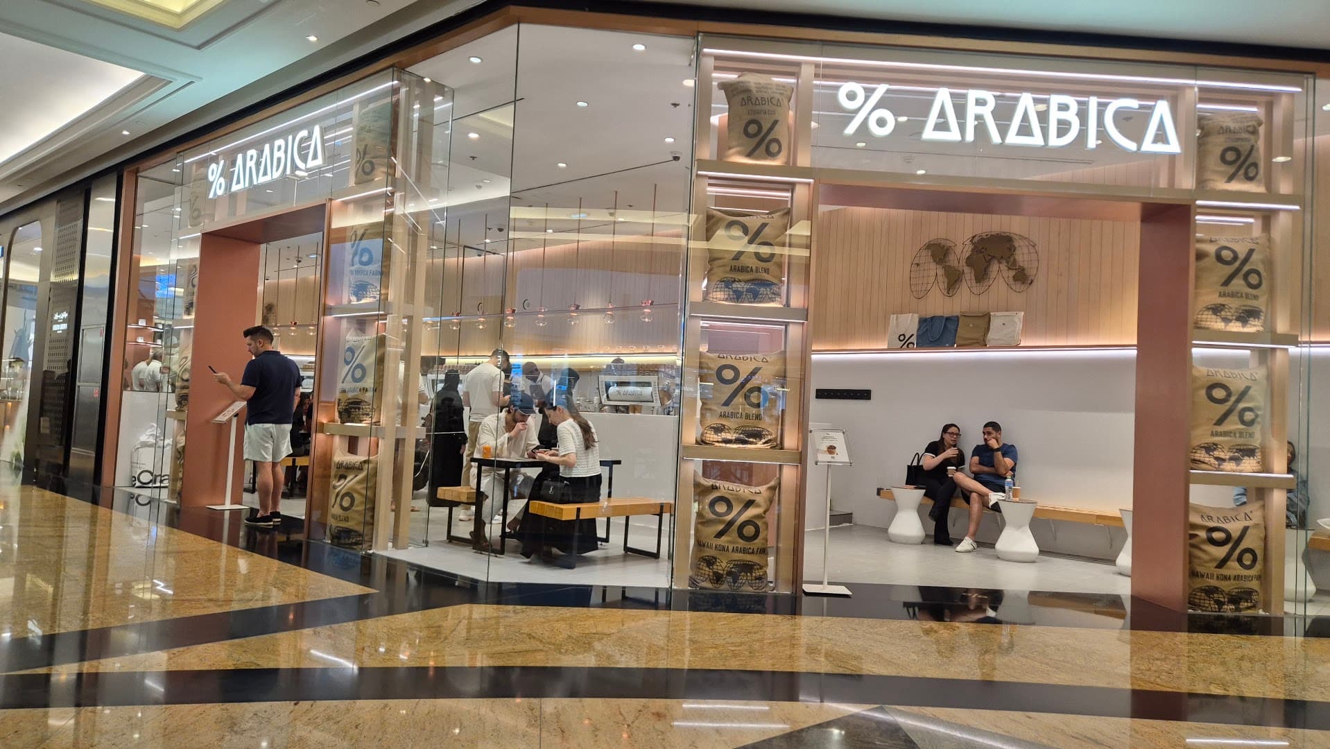 % ARABICA DUBAI MALL OF EMIRATES - specialty coffee shop in Dubai