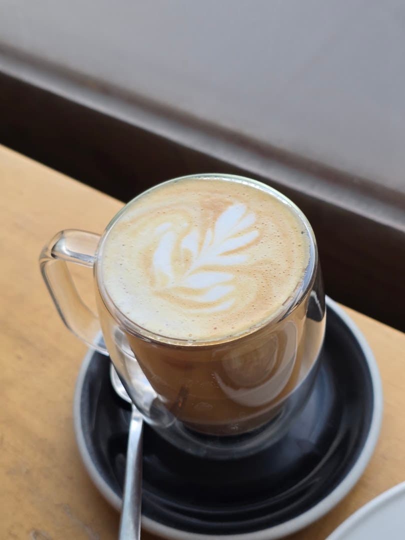 Coffee at HotBlack Coffee, specialty coffee shop in Toronto
