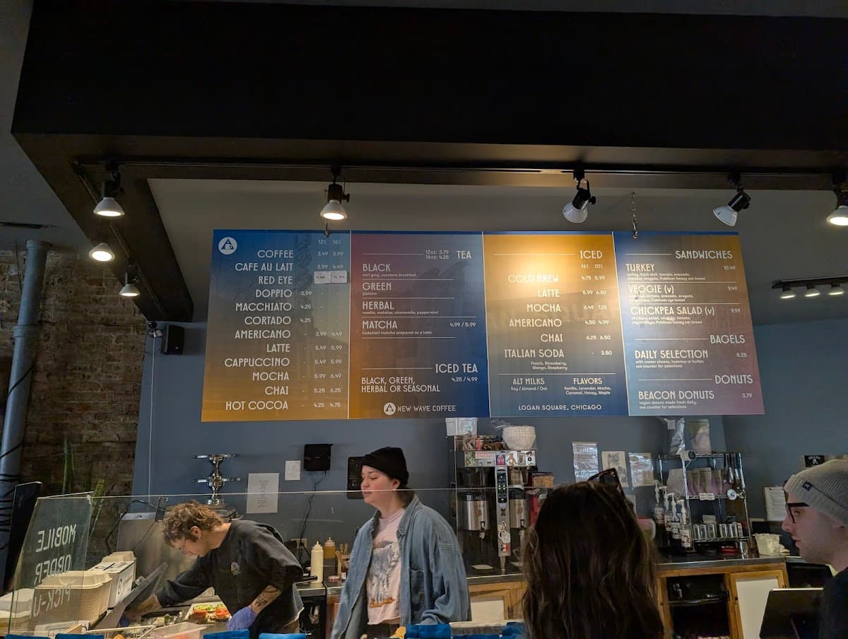 New Wave Coffee - specialty coffee shop in Logan Square