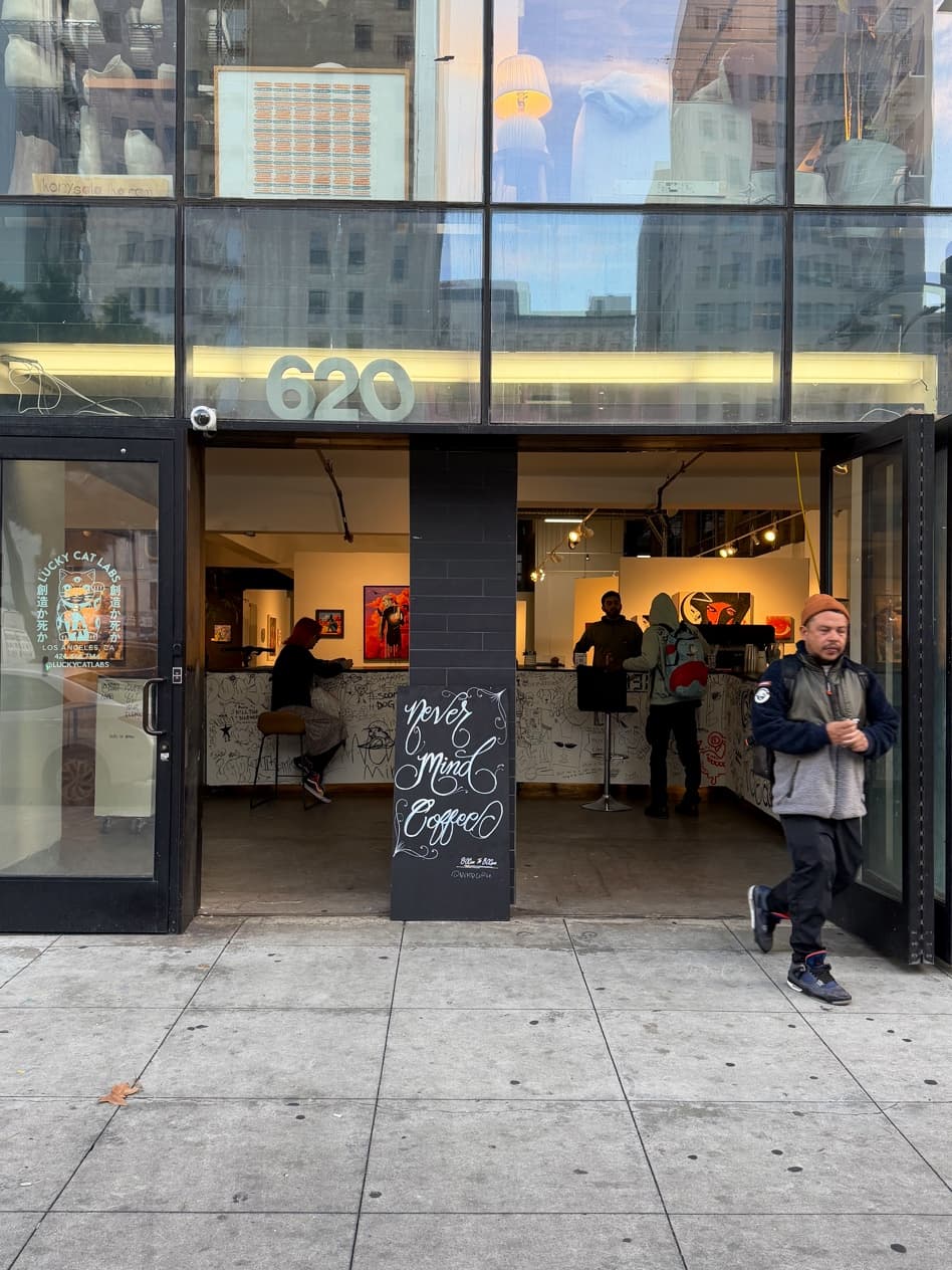 Nevermind Coffee - specialty coffee shop in Downtown Los Angeles