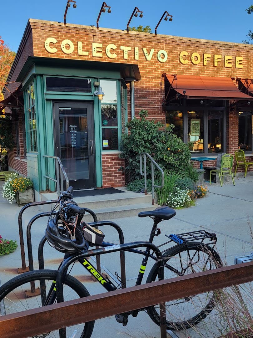 Storefront of Colectivo Coffee 68th St., specialty coffee shop in Milwaukee