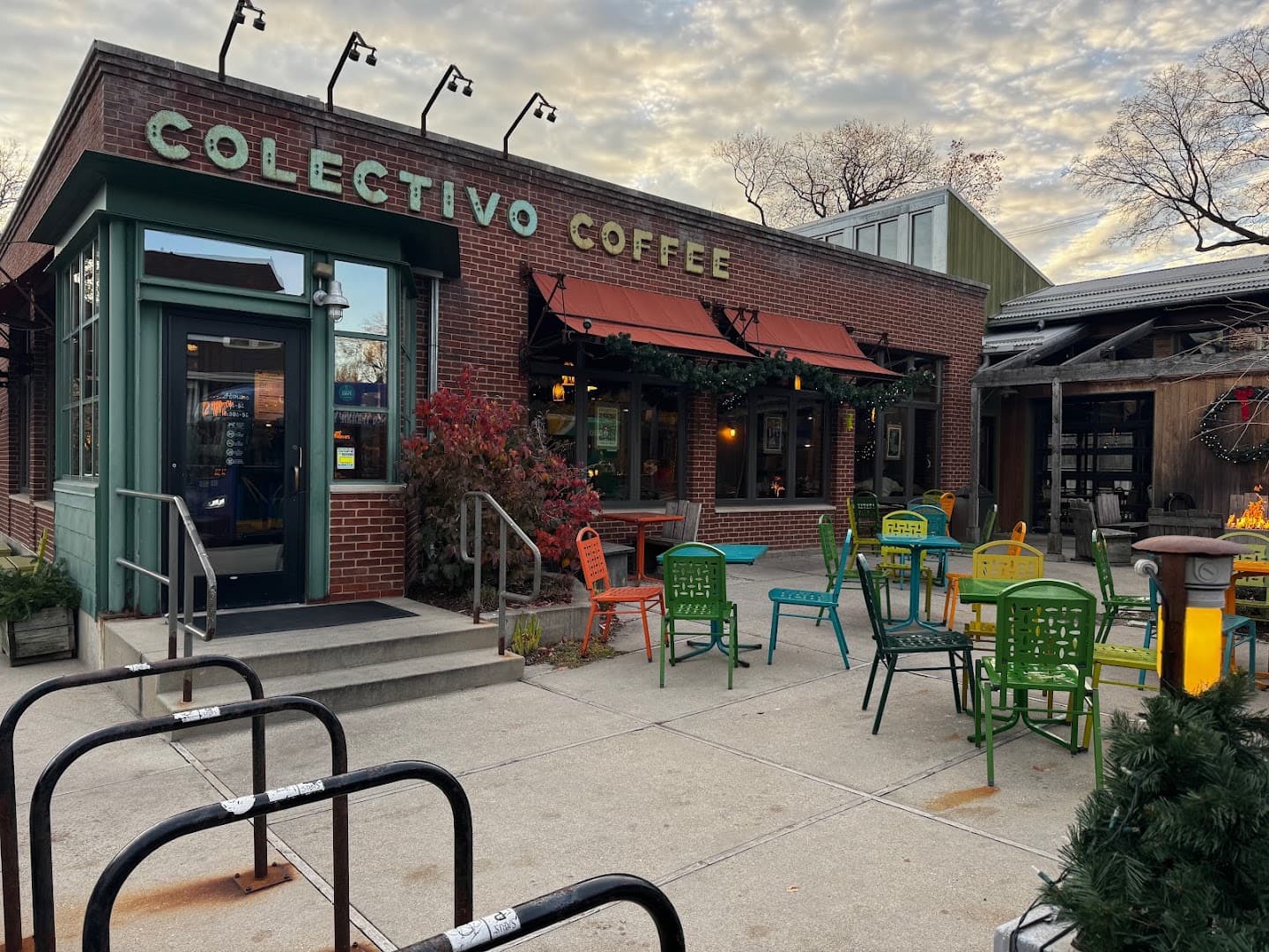 Storefront of Colectivo Coffee 68th St., specialty coffee shop in Milwaukee