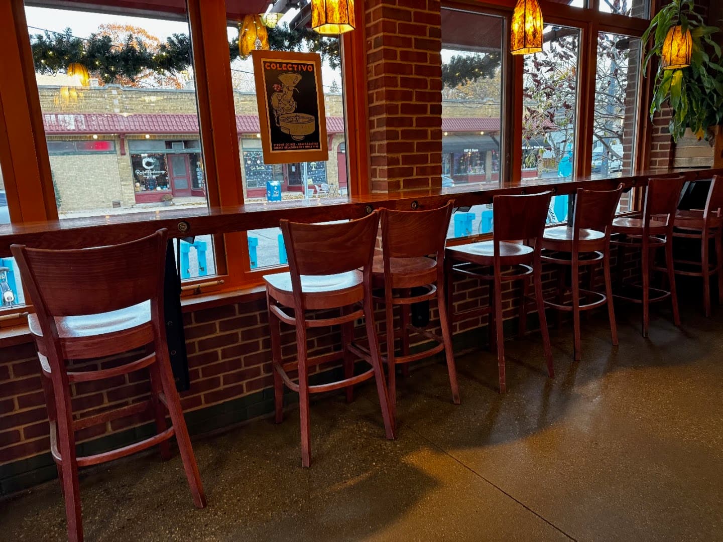 Interior of Colectivo Coffee 68th St., specialty coffee shop in Milwaukee