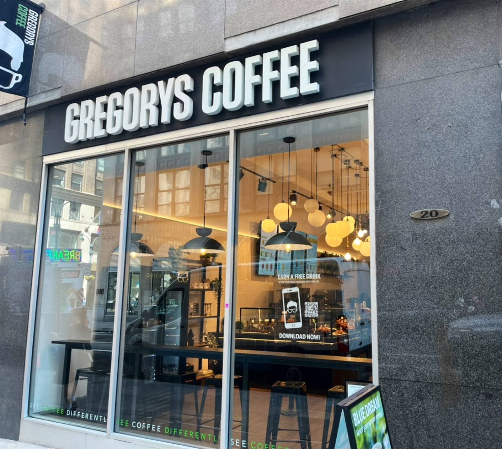 Gregorys Coffee specialty coffee shop in New York - photo 4