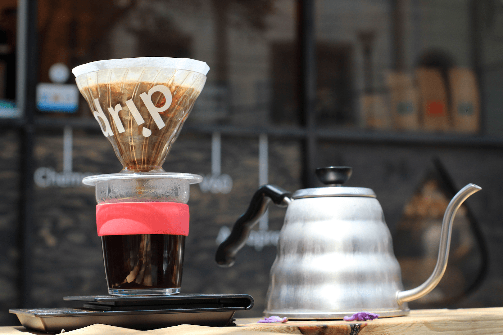Coffee at Drip Specialty Coffee, specialty coffee shop in Mexico City