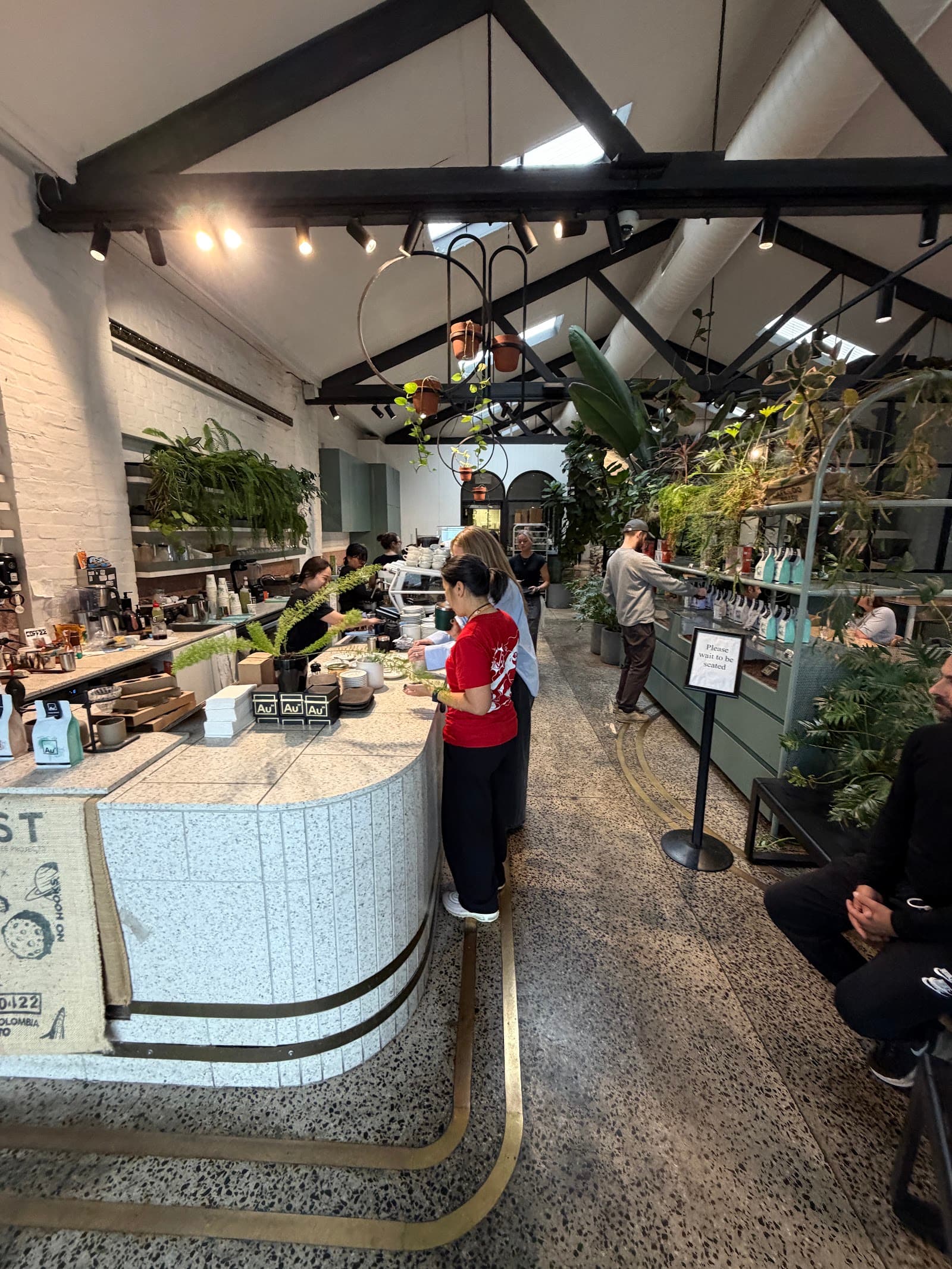 Interior of Au79, specialty coffee shop in Melbourne