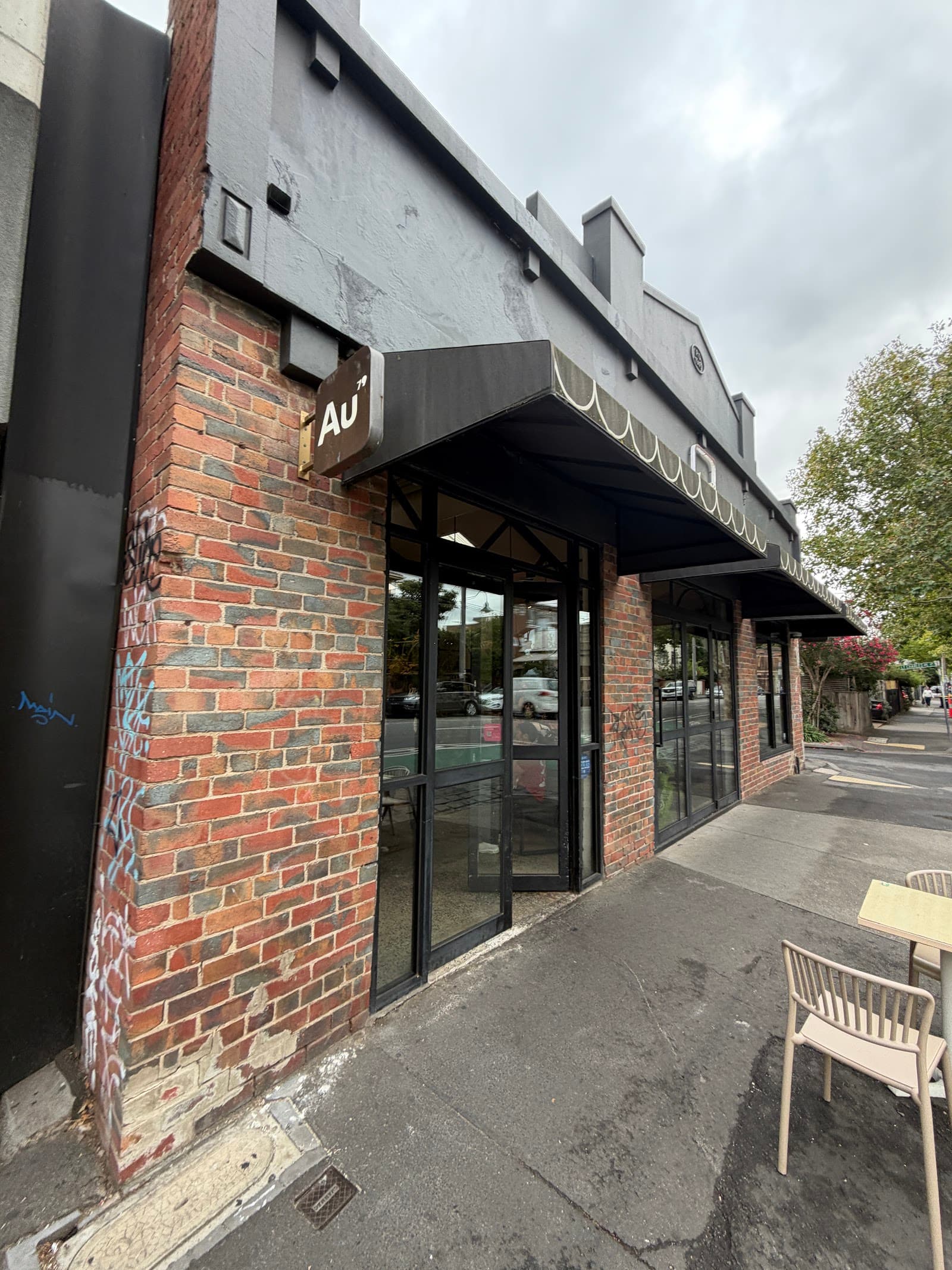 Storefront of Au79, specialty coffee shop in Melbourne