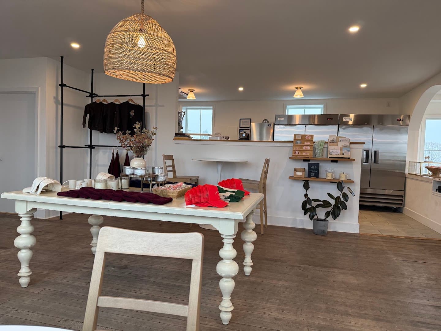 Interior of Linden Coffee Bird-in-Hand, specialty coffee shop in Lancaster
