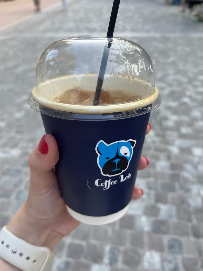Coffee at Coffee Lab Thissio, specialty coffee shop in Athens