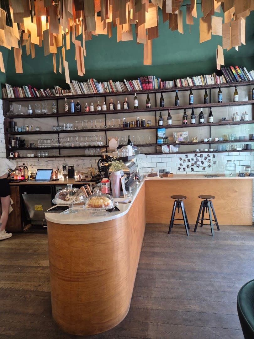 Interior of WILD Cafe, specialty coffee shop in Prague