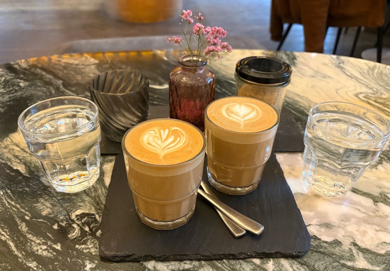 Coffee at WILD Cafe, specialty coffee shop in Prague