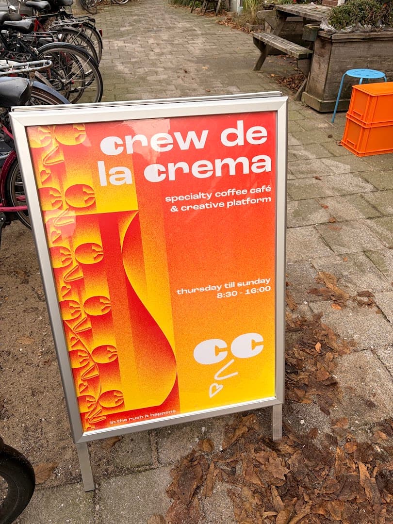 Crew de la Crema specialty coffee shop in Amsterdam - photo 12