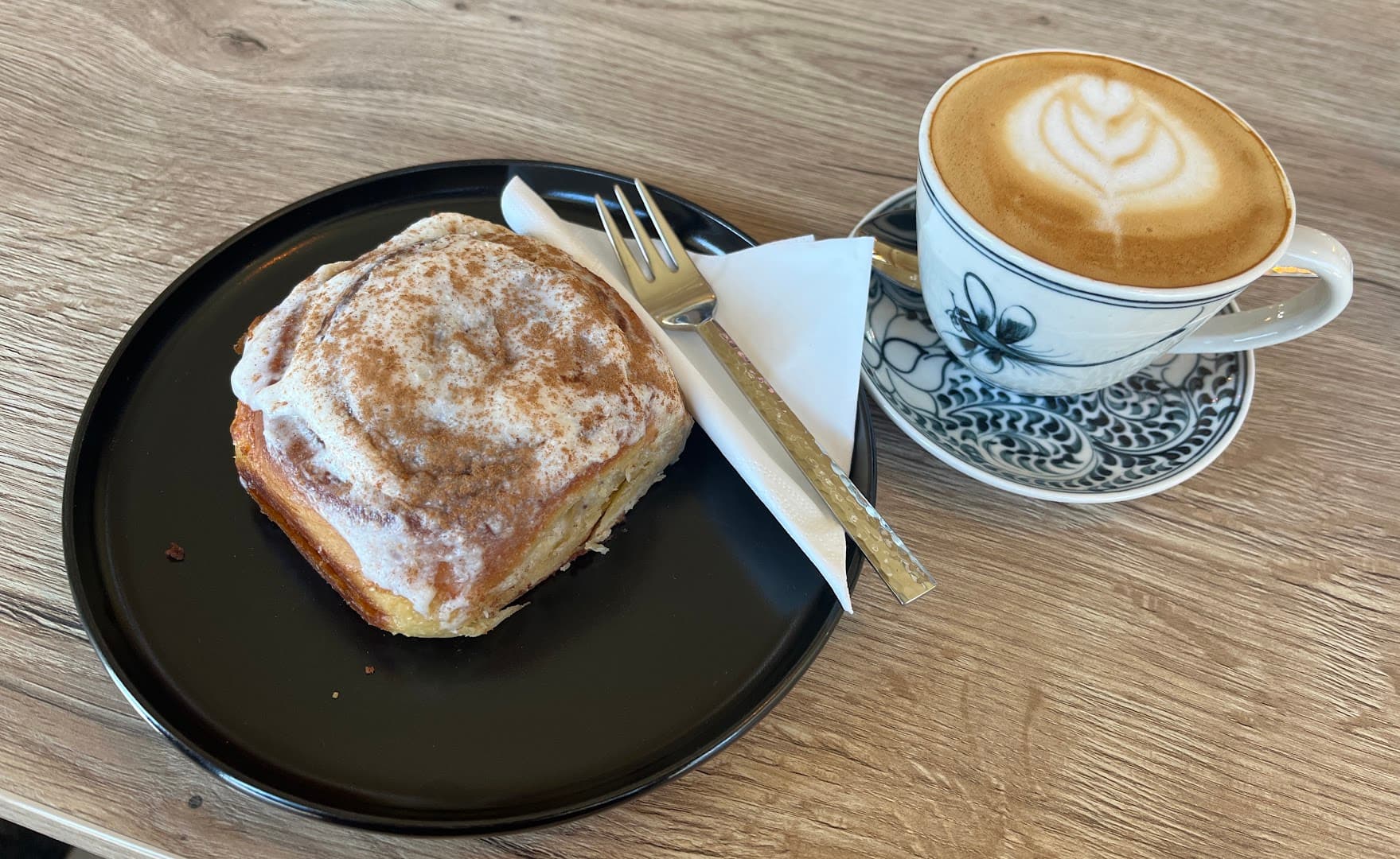 Coffee at anmi cafe, specialty coffee shop in Prague