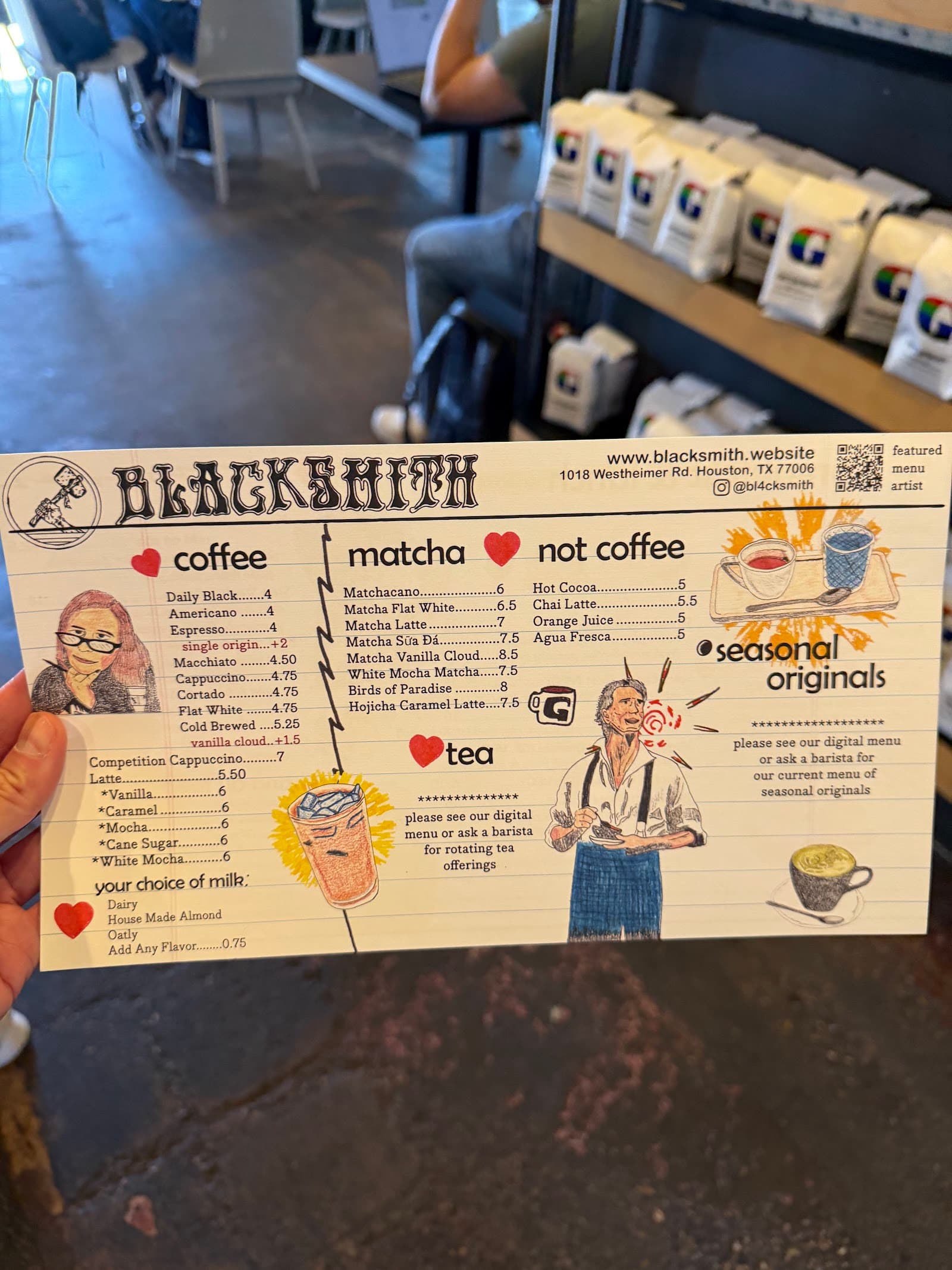Blacksmith specialty coffee shop in Houston - photo 7