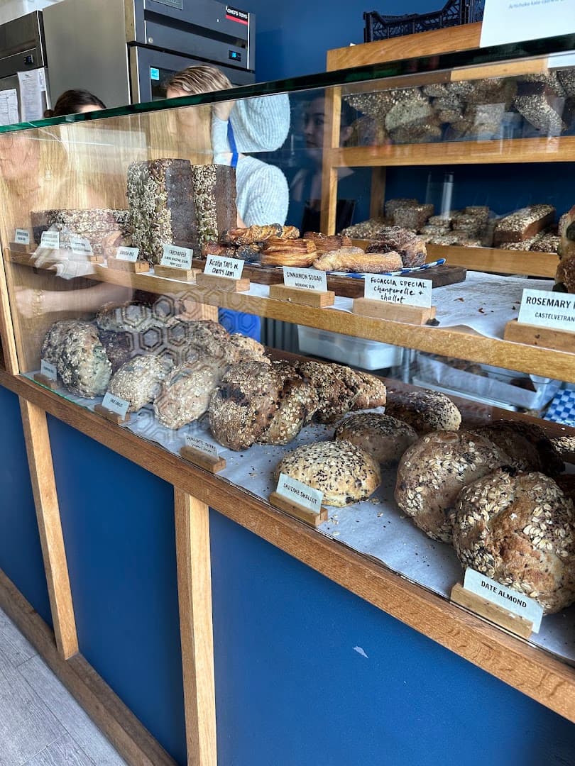 Interior of Oat Bakery, specialty coffee shop in Santa Barbara