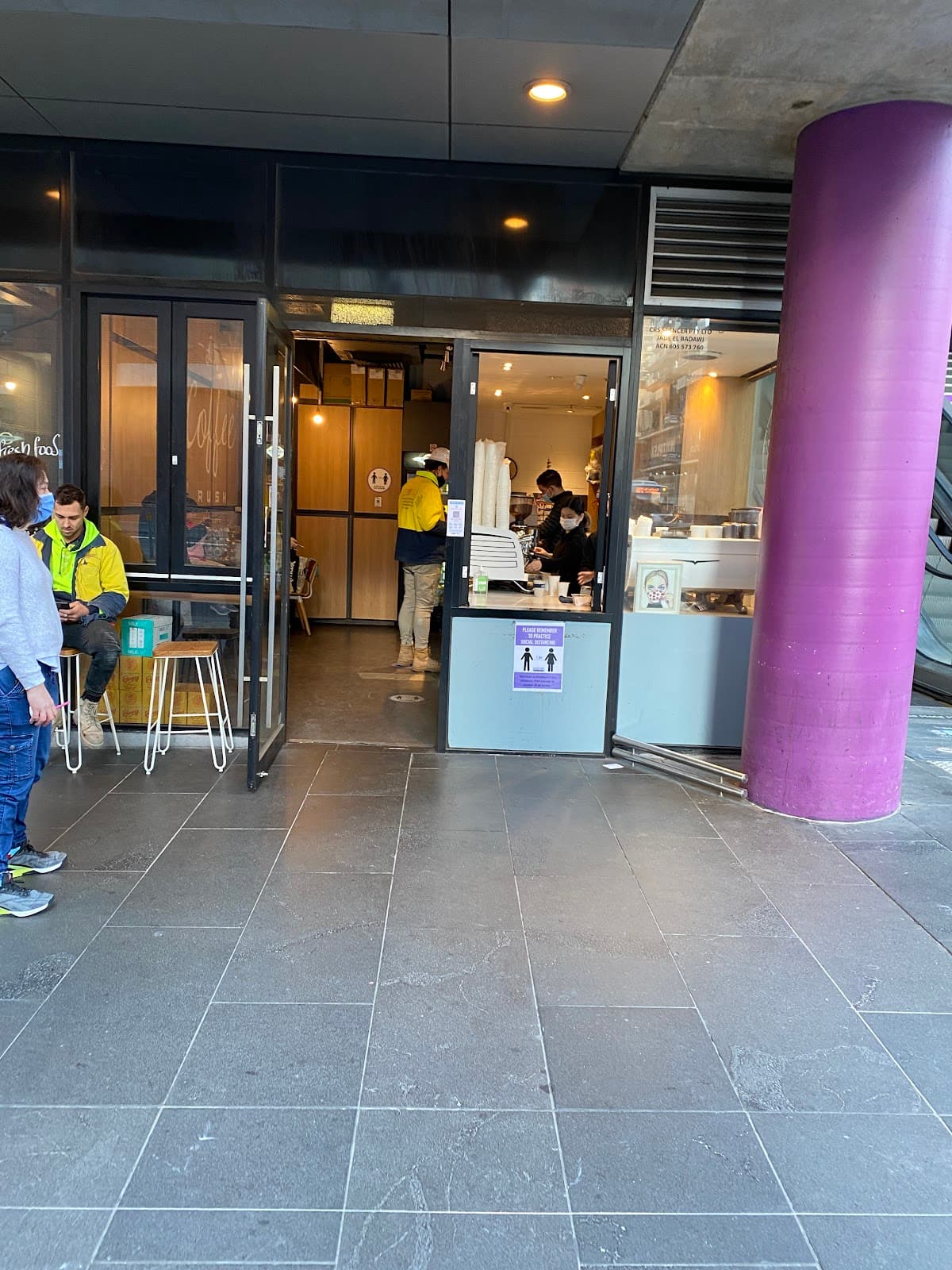 Coffee Rush - specialty coffee shop in Docklands