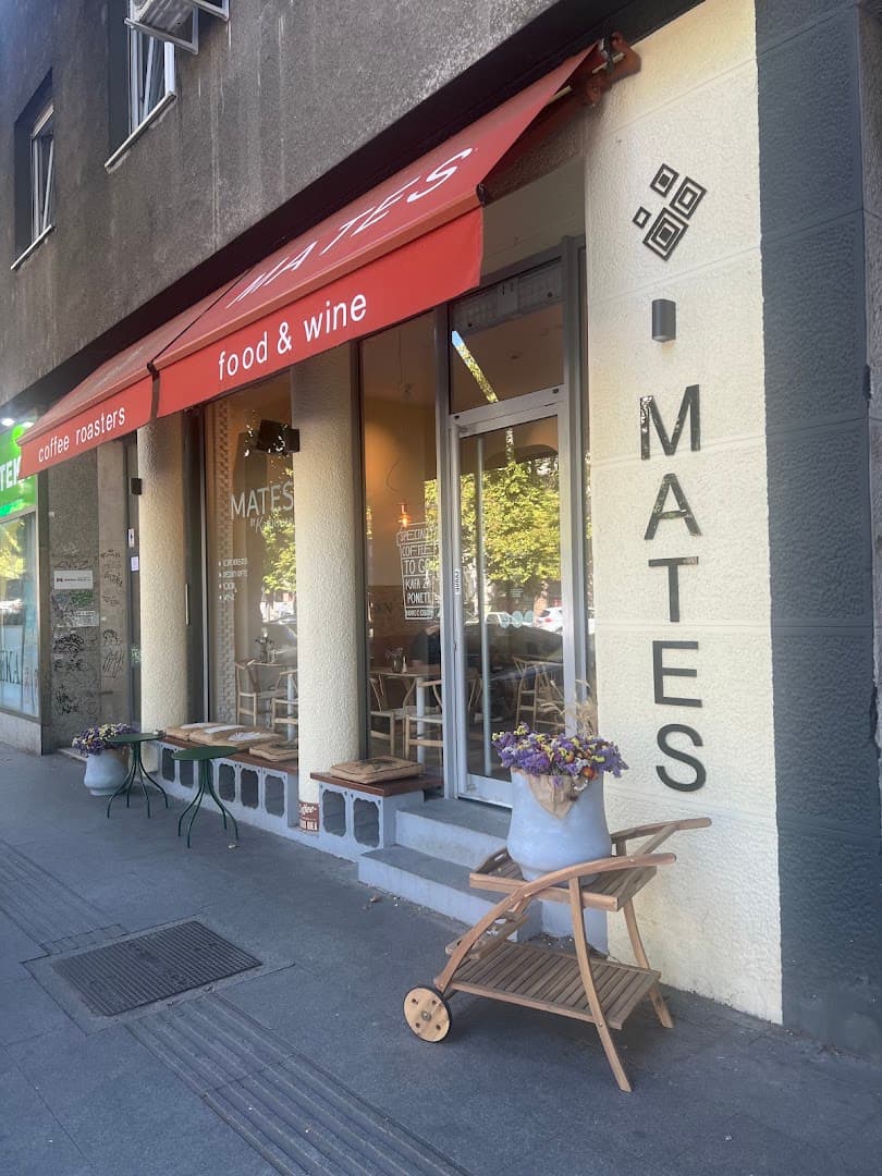 MATES coffee roasters food & wine - specialty coffee shop in Dorćol