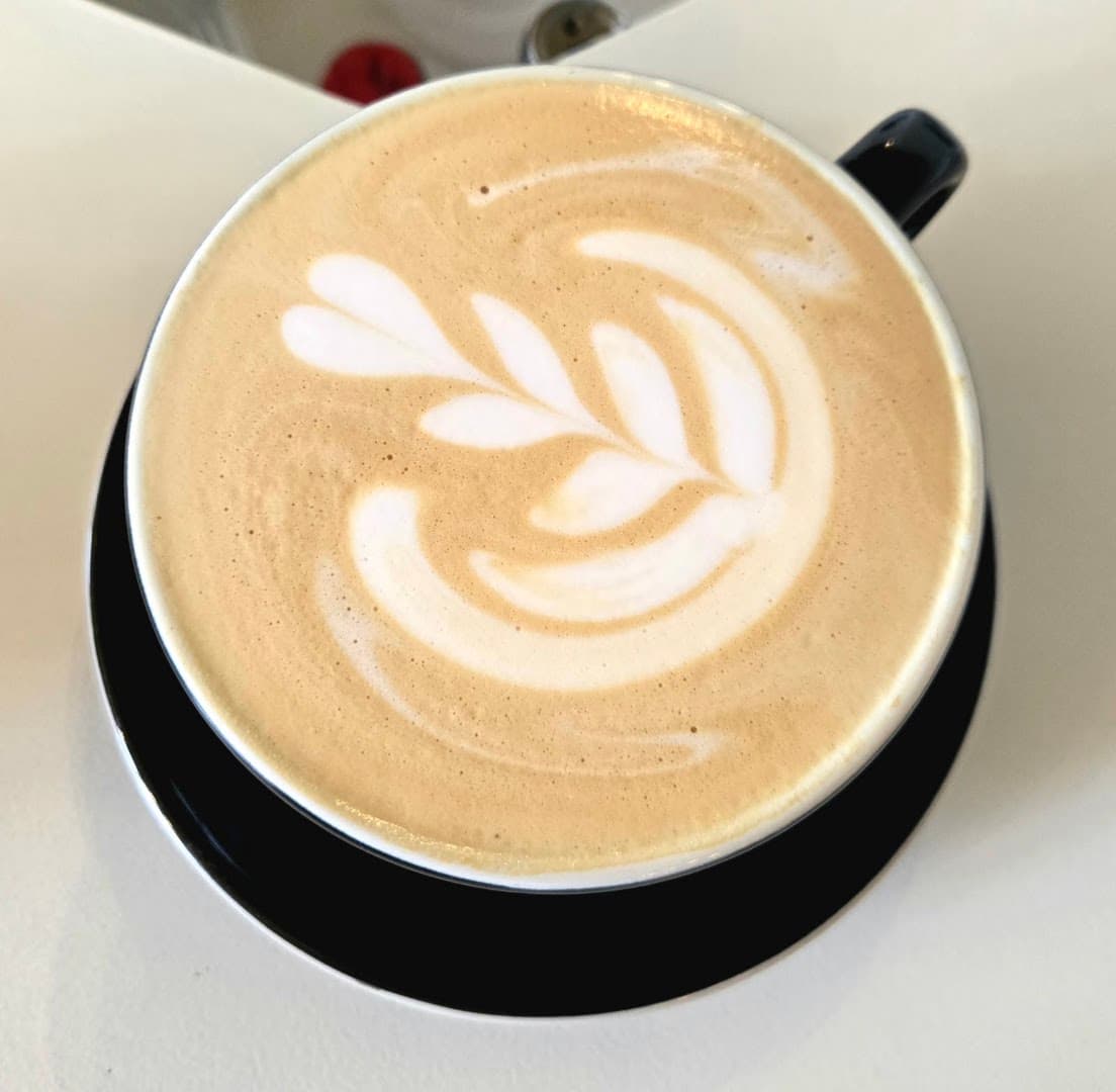 Coffee at Eden Coffee and Co, specialty coffee shop in Rochester