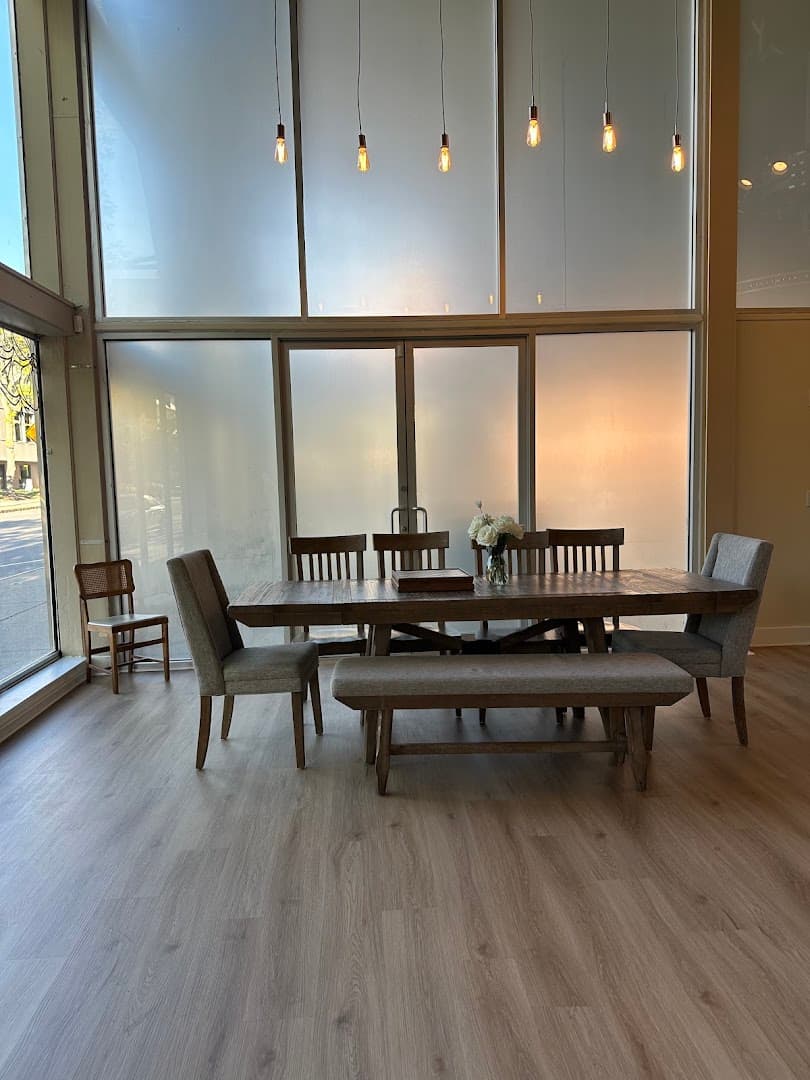 Interior of Eden Coffee and Co, specialty coffee shop in Rochester