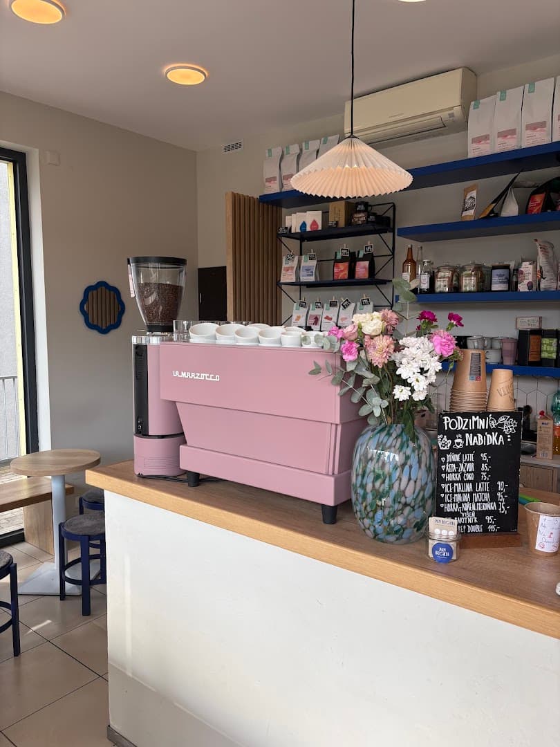 Interior of Pan Buchta, specialty coffee shop in Prague