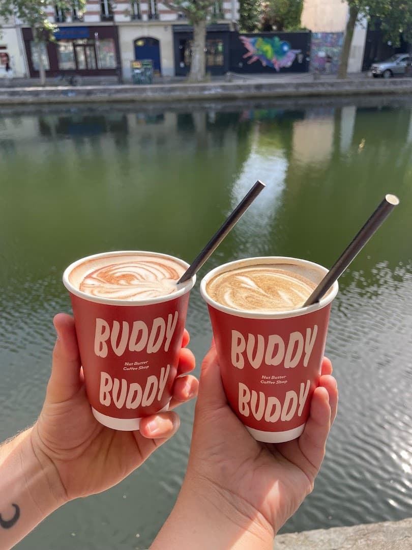BUDDY BUDDY · Nut Butter Coffee Bar - specialty coffee shop in Paris