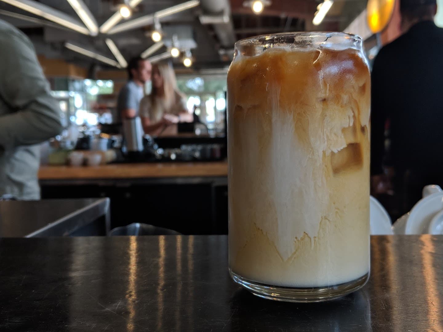 Coffee at Not Just Coffee, specialty coffee shop in Charlotte