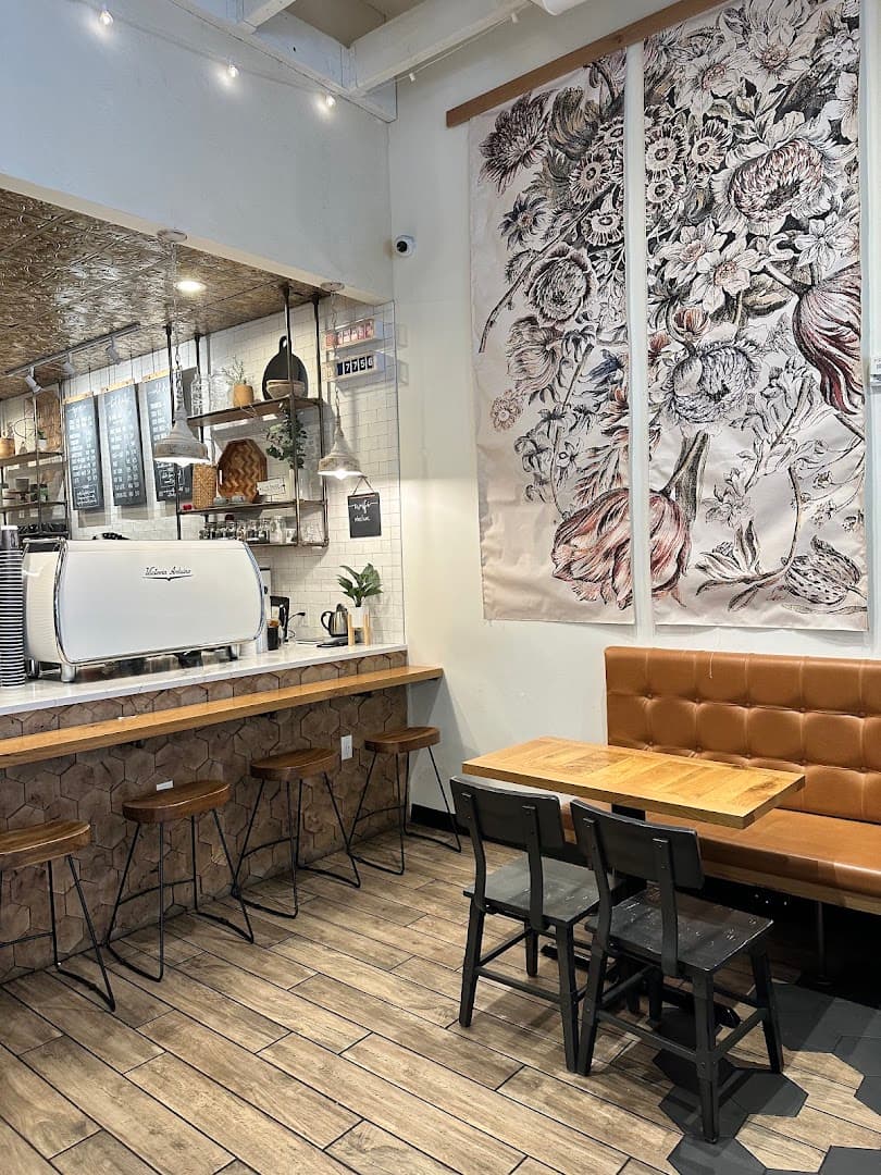 Interior of New Holland Coffee Company, specialty coffee shop in Lancaster