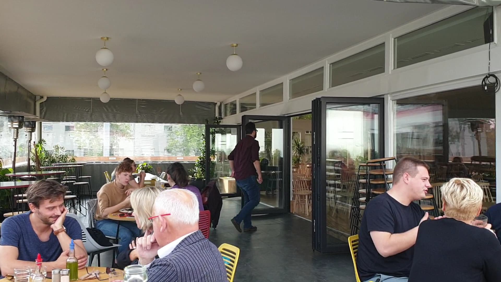 Interior of Cafe Bar Havana, specialty coffee shop in Warsaw