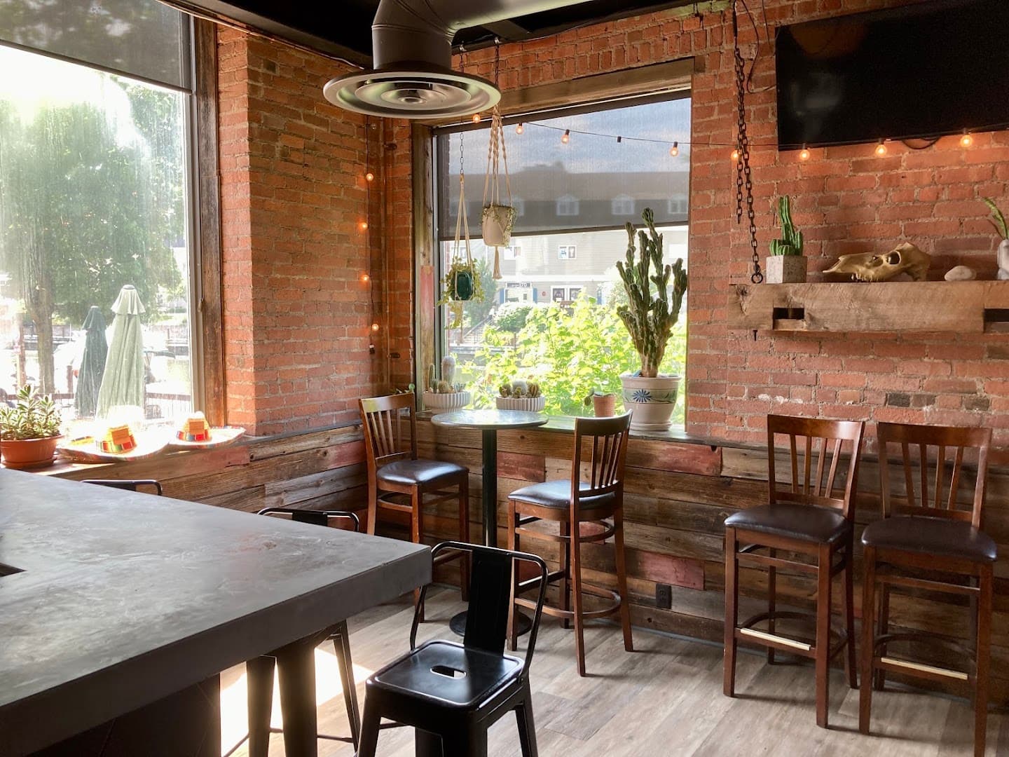 Interior of Clementine, specialty coffee shop in Rochester