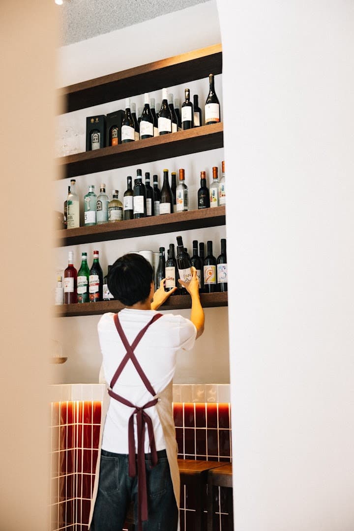Interior of Run by Nuns, specialty coffee shop in Rome