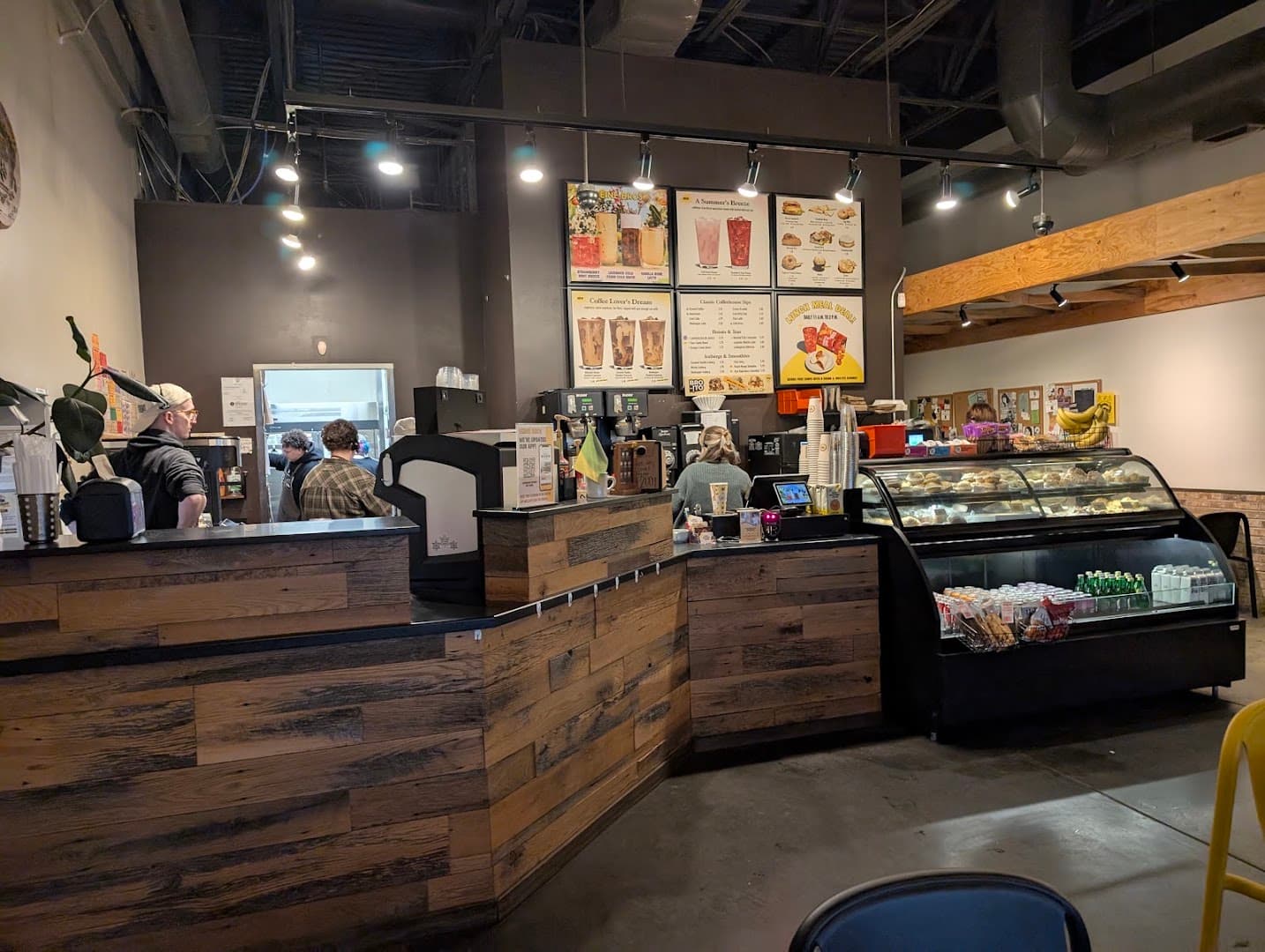 Interior of Heine Brothers Coffee, specialty coffee shop in Louisville
