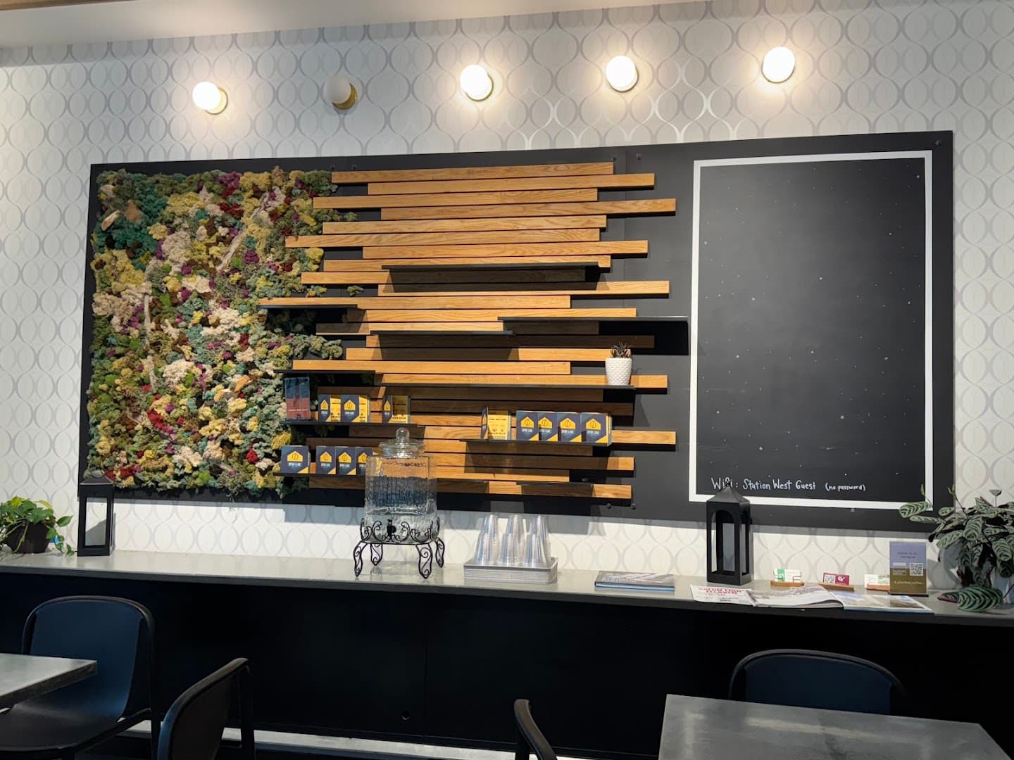 Interior of Platform Coffee + Kitchen, specialty coffee shop in Charlotte