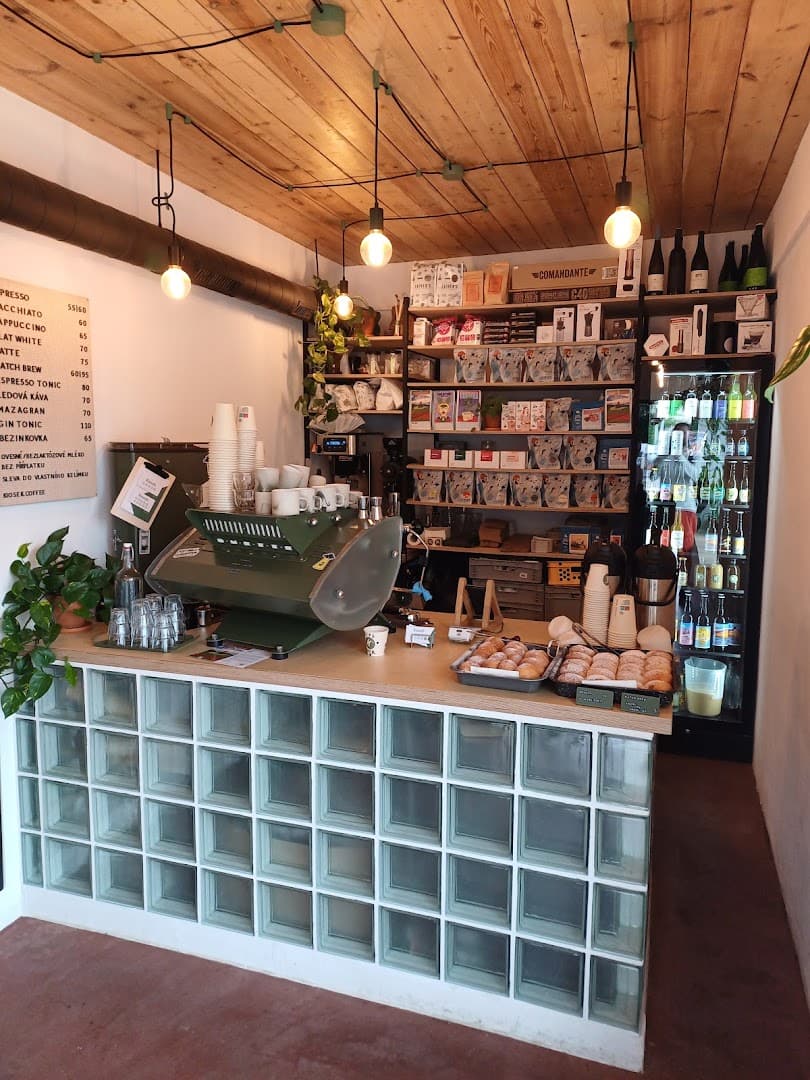 Interior of Kiosek Petřiny - Speciality Coffee, specialty coffee shop in Prague