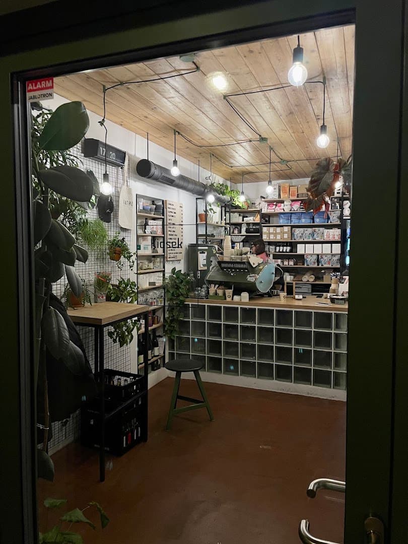 Interior of Kiosek Petřiny - Speciality Coffee, specialty coffee shop in Prague