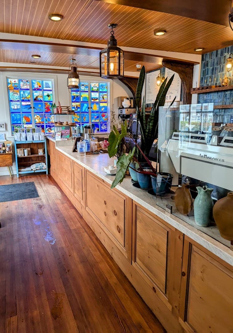 Interior of Dart Coffee Co, specialty coffee shop in Santa Barbara